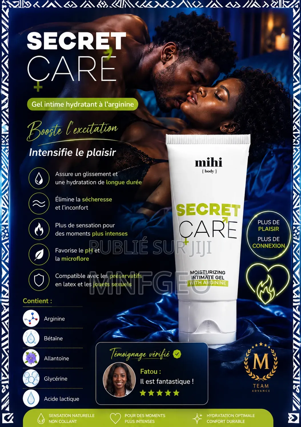 Gel Intime Hydratant À l'Arginine