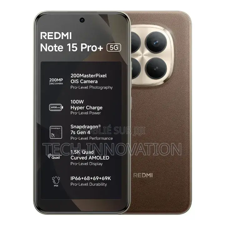 Nouveau Xiaomi Redmi Note 15 Pro+ 256 GB Gris