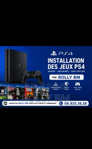 Installation Jeux Video Ps4