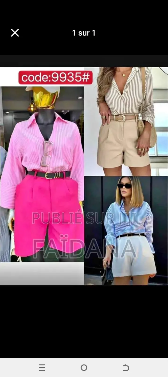 Ensemble Culotte