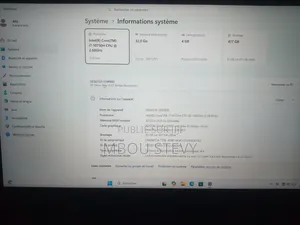 Ordinateur portable HP Zbook Fury 15 G7 32GB Nvidia SSD 512GB