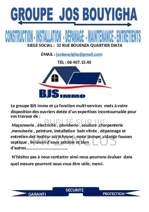 Pour Tout Vos Services Chez BJS