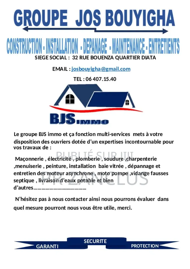 Pour Tout Vos Services Chez BJS